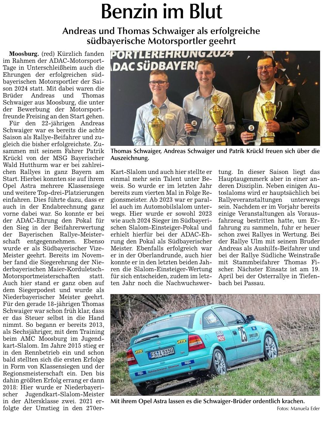 Zeitungsbericht